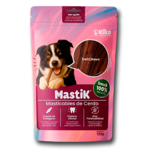 Mastik snack masticable natural de cerdo para perros deshidratado
